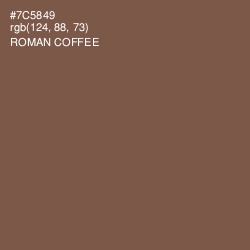 #7C5849 - Roman Coffee Color Image